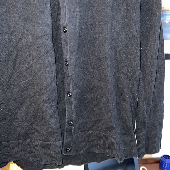 Black button up cardigan extra large Merona - Picture 6 of 16